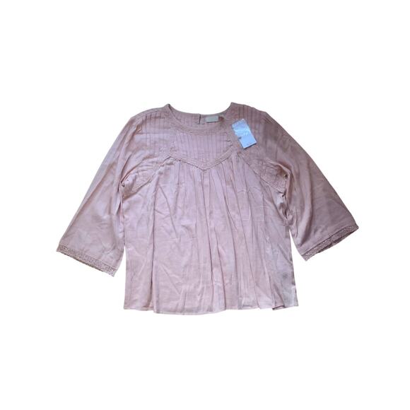 Logo Lavish women’s blouse, peach size medium NWT - Picture 1 of 6